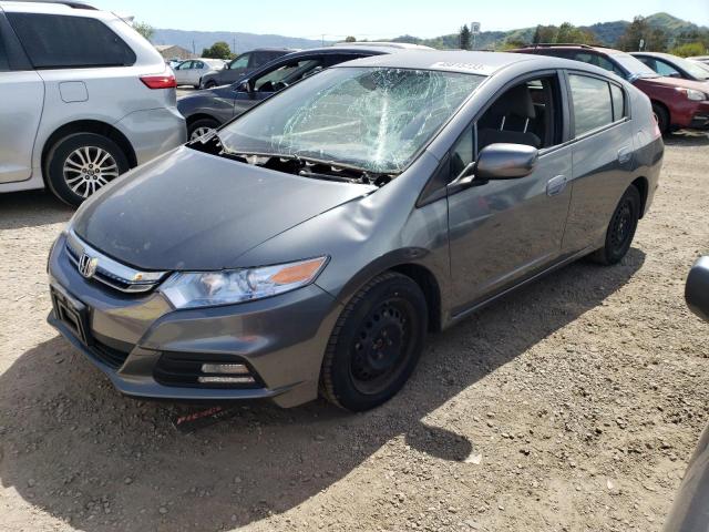 JHMZE2H51DS001722 - 2013 HONDA INSIGHT LX GRAY photo 1