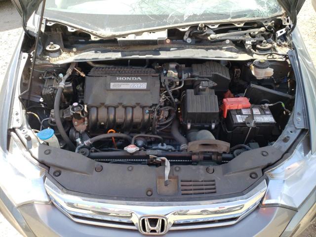 JHMZE2H51DS001722 - 2013 HONDA INSIGHT LX GRAY photo 11