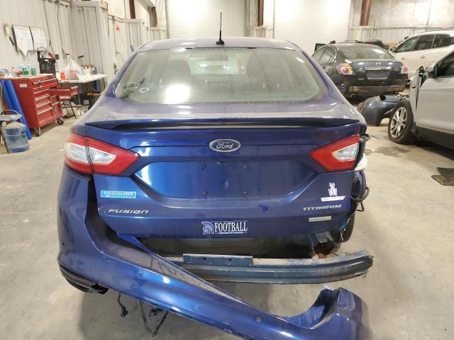 3FA6P0K93FR162222 - 2015 FORD FUSION TITANIUM BLUE photo 6