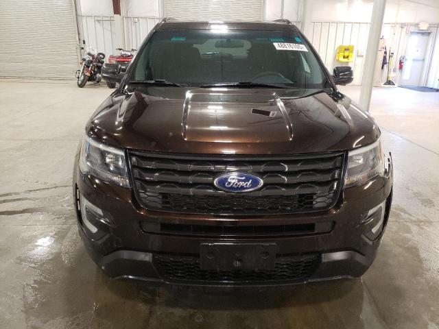 1FM5K8AR1GGC26377 - 2016 FORD EXPLORER POLICE INTERCEPTOR Qəhvəyi foto 5