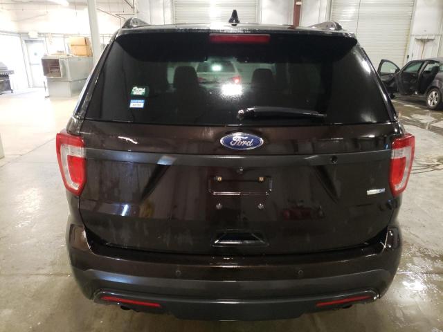 1FM5K8AR1GGC26377 - 2016 FORD EXPLORER POLICE INTERCEPTOR Qəhvəyi foto 6