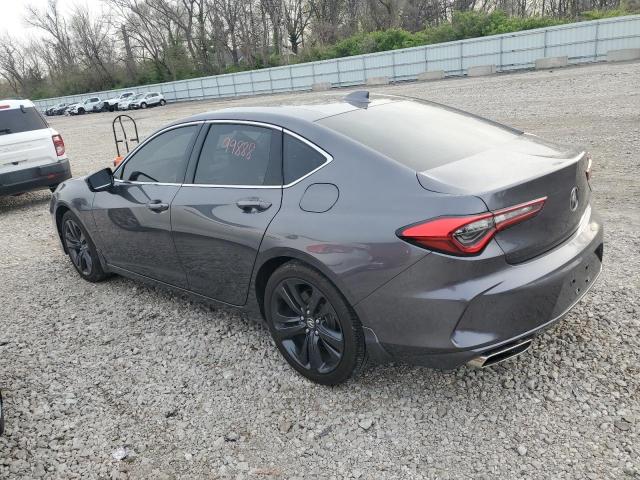 19UUB5F45MA005828 - 2021 ACURA TLX TECHNOLOGY GRAY photo 2