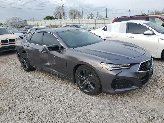 19UUB5F45MA005828 - 2021 ACURA TLX TECHNOLOGY GRAY photo 4