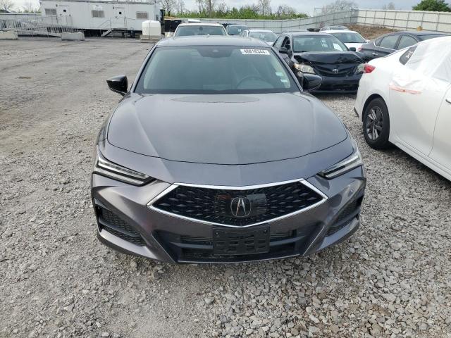19UUB5F45MA005828 - 2021 ACURA TLX TECHNOLOGY GRAY photo 5