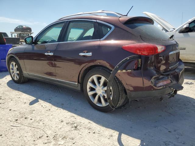 JN1AJ0HR6BM850086 - 2011 INFINITI EX35 BASE Բորդո լուսանկար 2