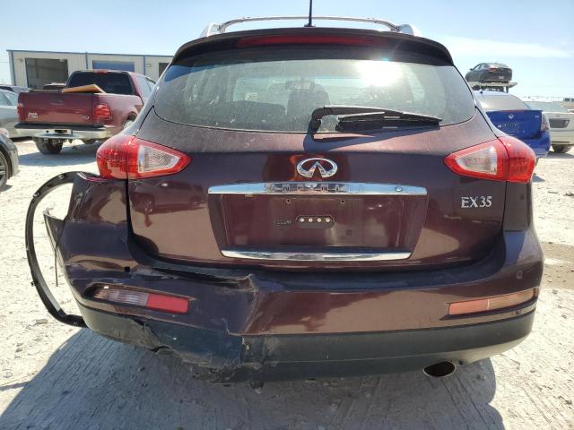 JN1AJ0HR6BM850086 - 2011 INFINITI EX35 BASE BURGUNDY photo 6