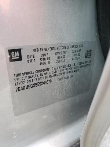 2G4GU5GX5E9243878 - 2014 BUICK REGAL GS Күміс фото 13