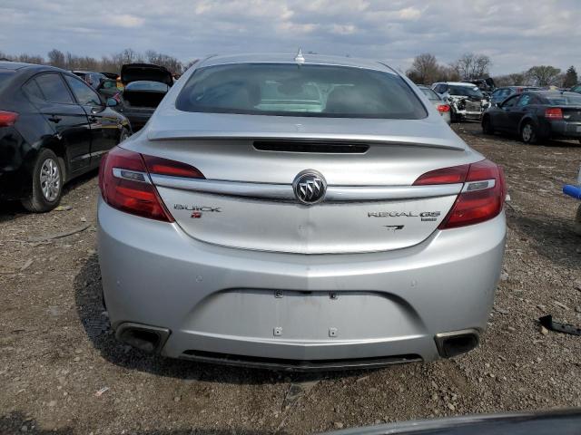 2G4GU5GX5E9243878 - 2014 BUICK REGAL GS SILVER photo 6