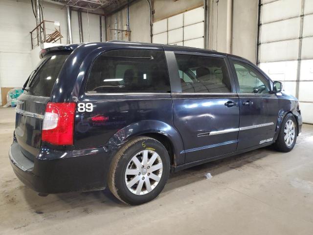 2A4RR8DG8BR610900 - 2011 CHRYSLER TOWN & COU TOURING L BLUE photo 3