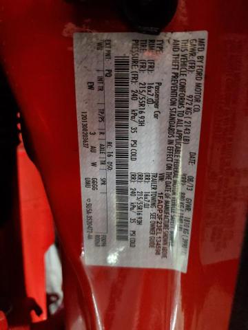 1FADP3F23EL134598 - 2014 FORD FOCUS SE RED photo 13