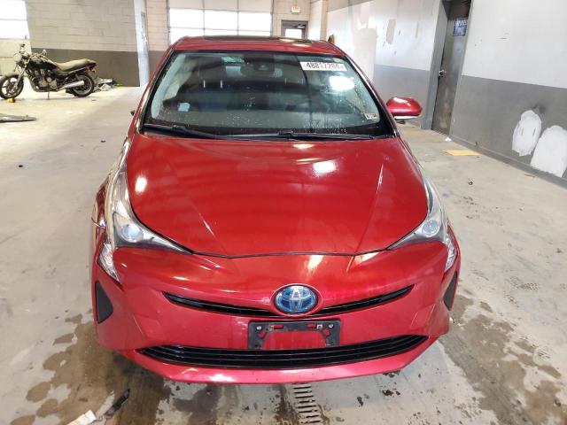 JTDKARFU1G3517336 - 2016 TOYOTA PRIUS RED photo 5