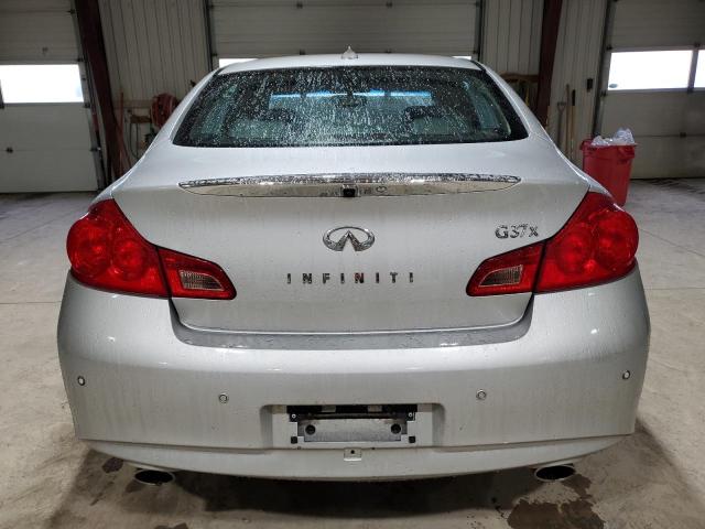 JN1CV6AR7BM353980 - 2011 INFINITI G37 SILVER photo 6