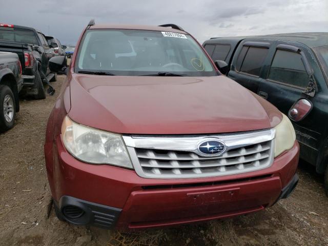 JF2SH6BC9AG796446 - 2010 SUBARU FORESTER XS RED photo 5