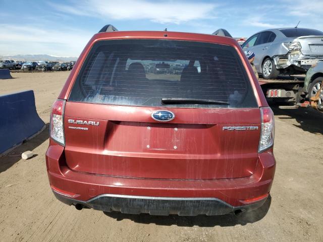 JF2SH6BC9AG796446 - 2010 SUBARU FORESTER XS RED photo 6
