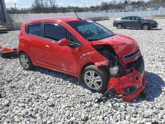 KL8CB6S92EC463228 - 2014 CHEVROLET SPARK LS RED photo 4