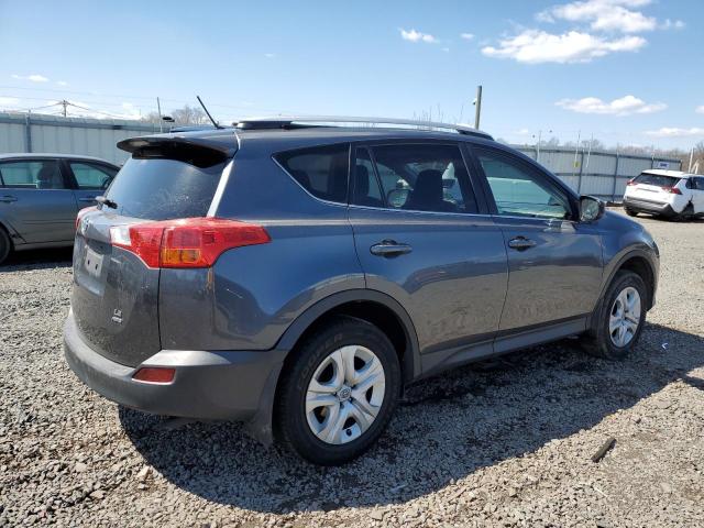 JTMBFREV9ED075618 - 2014 TOYOTA RAV4 LE GRAY photo 3