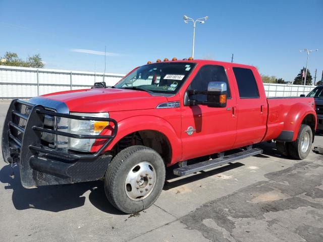 1FT8W3DT2FEC11610 - 2015 FORD F350 SUPER DUTY RED photo 1