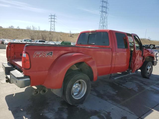 1FT8W3DT2FEC11610 - 2015 FORD F350 SUPER DUTY RED photo 3