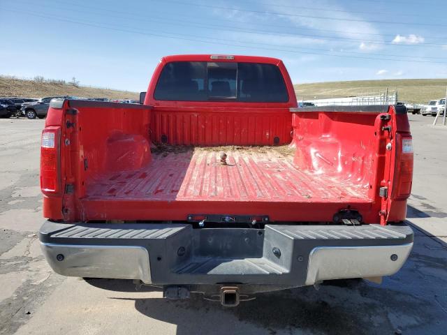 1FT8W3DT2FEC11610 - 2015 FORD F350 SUPER DUTY RED photo 6