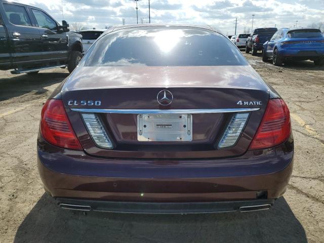 WDDEJ9EB8BA026155 - 2011 MERCEDES-BENZ CL 550 4MATIC BROWN photo 6