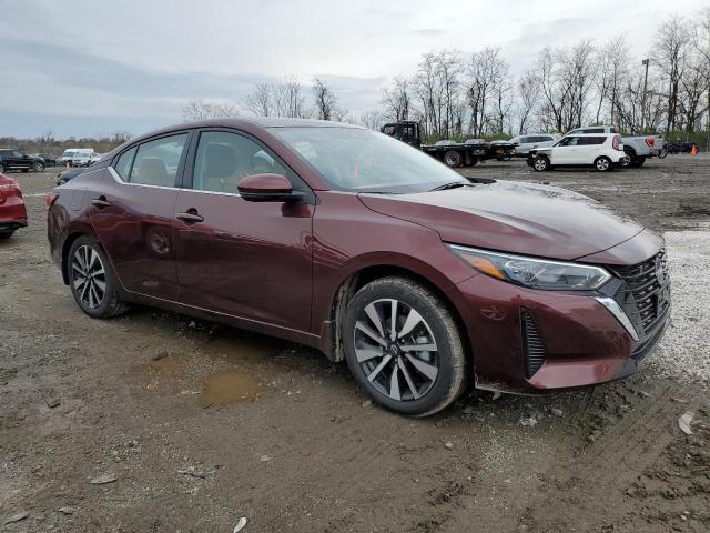 3N1AB8CV6RY257156 - 2024 NISSAN SENTRA SV BURGUNDY photo 4