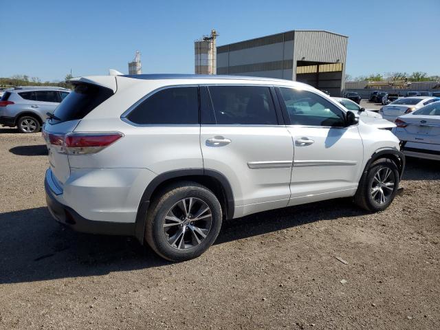 5TDJKRFH2GS325871 - 2016 TOYOTA HIGHLANDER XLE 白色 照片 3