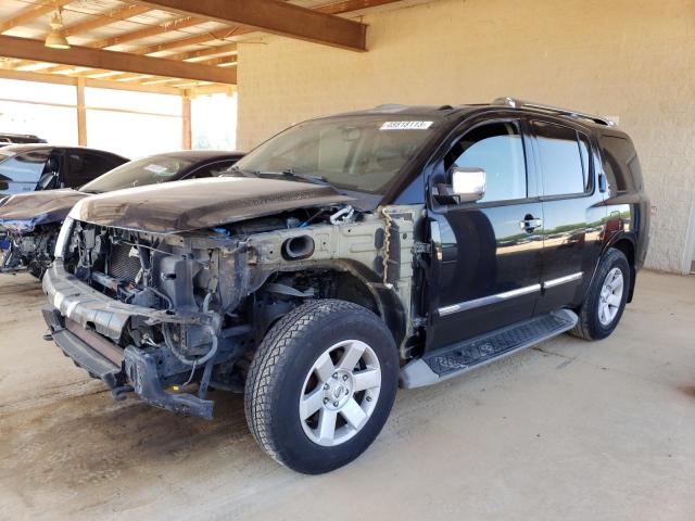 5N1BA0ND3AN623579 - 2010 NISSAN ARMADA SE BLACK photo 1