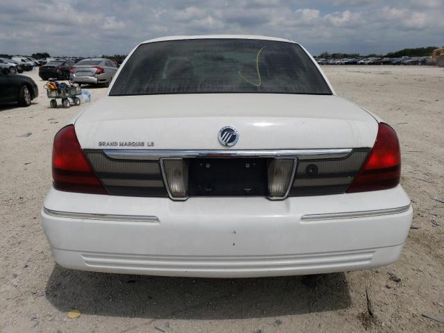 2MEBM7FV7AX621777 - 2010 MERCURY GRAND MARQ LS WHITE photo 6