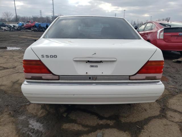 WDBGA43G3VA339301 - 1997 MERCEDES-BENZ S 420 WHITE photo 6