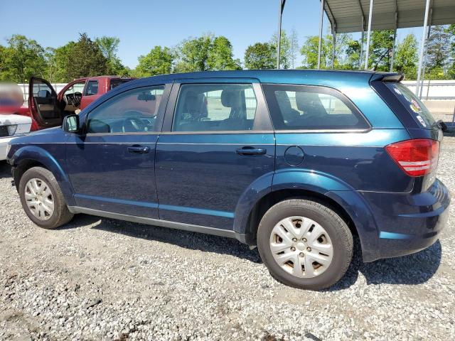 3C4PDCAB3ET135245 - 2014 DODGE JOURNEY SE BLUE photo 2