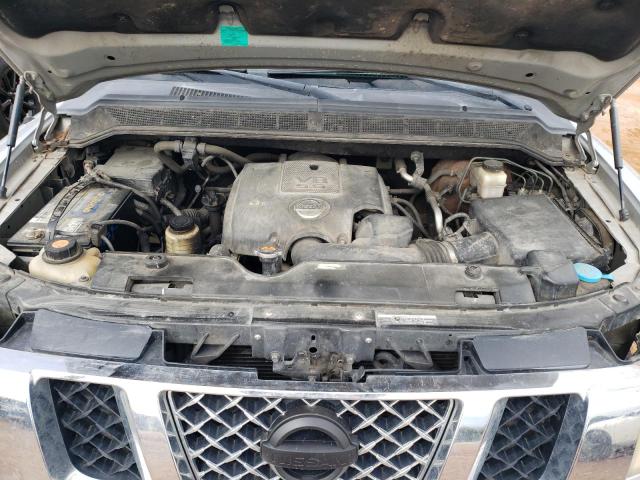 1N6AA0CC3AN302181 - 2010 NISSAN TITAN XE SILVER photo 11