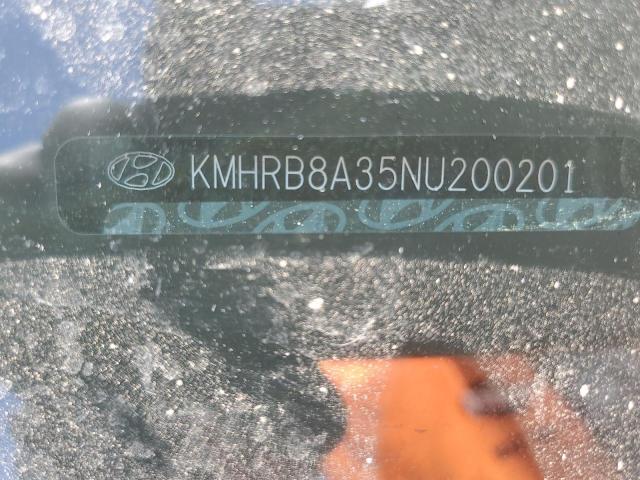 KMHRB8A35NU200201 - 2022 HYUNDAI VENUE SE BLACK photo 12