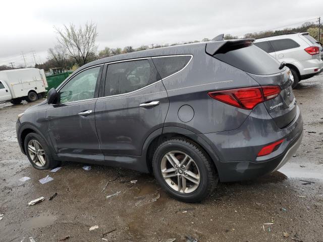 5XYZTDLBXHG480332 - 2017 HYUNDAI SANTA FE S GRAY photo 2