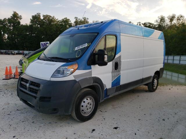 3C6TRVDG9JE106566 - 2018 RAM PROMASTER 2500 HIGH أبيض صورة 1