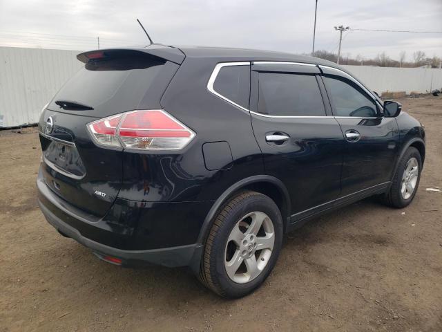 KNMAT2MV6FP534939 - 2015 NISSAN ROGUE S BLACK photo 3