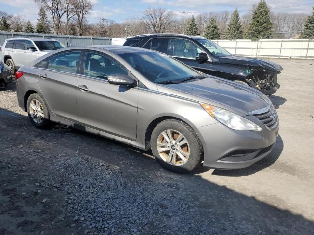 5NPEB4AC4EH863491 - 2014 HYUNDAI SONATA GLS GRAY photo 4