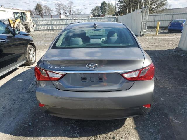 5NPEB4AC4EH863491 - 2014 HYUNDAI SONATA GLS GRAY photo 6