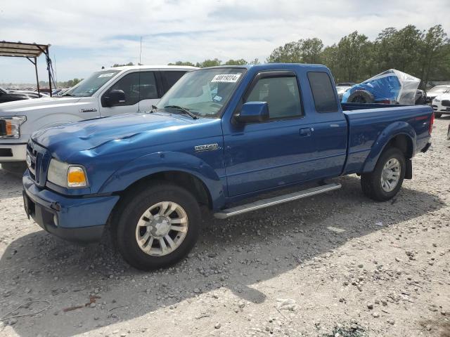 1FTYR14U77PA08948 - 2007 FORD RANGER SUPER CAB BLUE photo 1