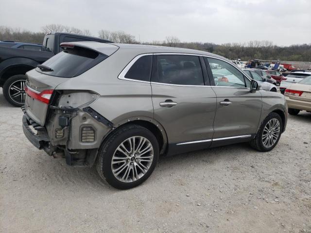 2LMPJ6LR0GBL37494 - 2016 LINCOLN MKX RESERVE Gris photo 3