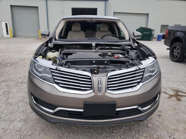 2LMPJ6LR0GBL37494 - 2016 LINCOLN MKX RESERVE Gris photo 5