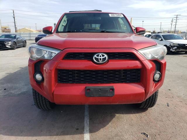 JTEZU5JR4G5138252 - 2016 TOYOTA 4RUNNER SR5 RED photo 5