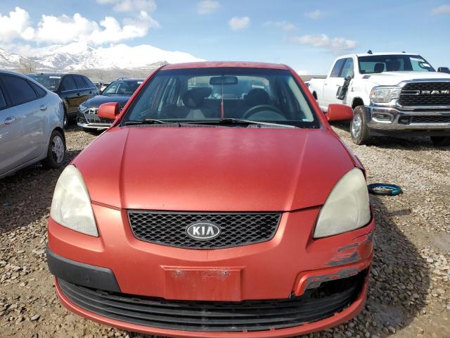 KNADE223896458219 - 2009 KIA RIO BASE RED photo 5