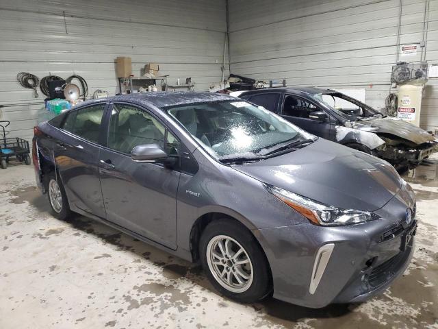 JTDL9MFU7N3037251 - 2022 TOYOTA PRIUS LE GRAY photo 4