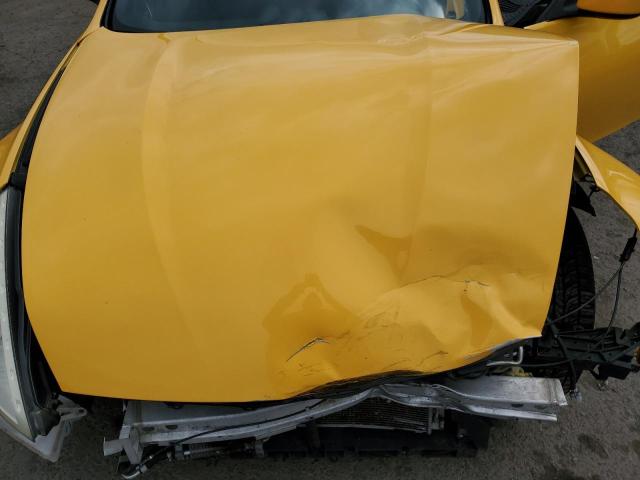 JN1AZ44E29M405695 - 2009 NISSAN 370Z YELLOW photo 11