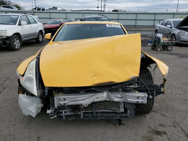 JN1AZ44E29M405695 - 2009 NISSAN 370Z YELLOW photo 5