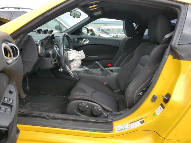 JN1AZ44E29M405695 - 2009 NISSAN 370Z YELLOW photo 7