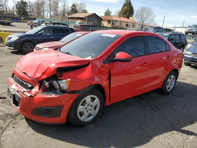 1G1JA5SH2F4200261 - 2015 CHEVROLET SONIC LS RED photo 1