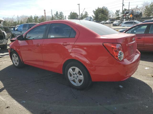 1G1JA5SH2F4200261 - 2015 CHEVROLET SONIC LS RED photo 2