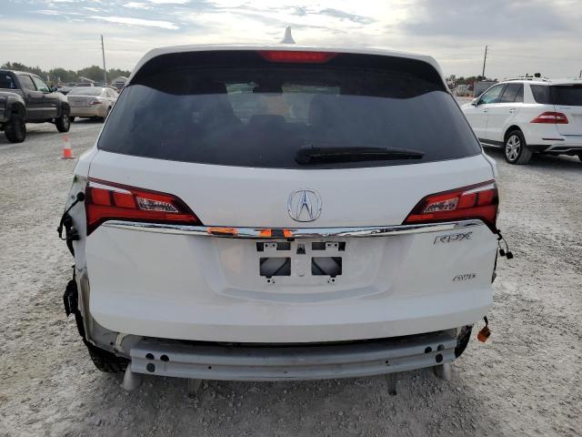 5J8TB4H5XJL005755 - 2018 ACURA RDX TECHNOLOGY WHITE photo 6