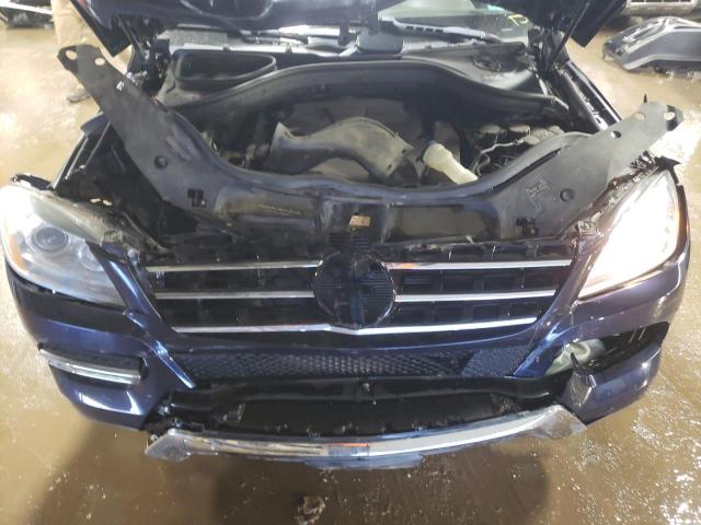 4JGDA5HB3FA613259 - 2015 MERCEDES-BENZ ML 350 4MATIC BLUE photo 11
